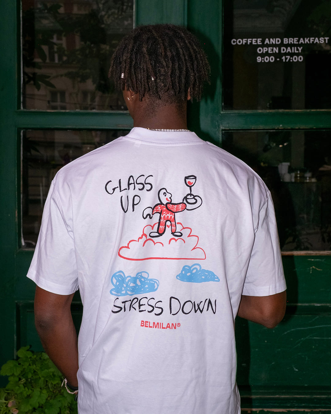 T-Shirt - Glass Up Stress Down